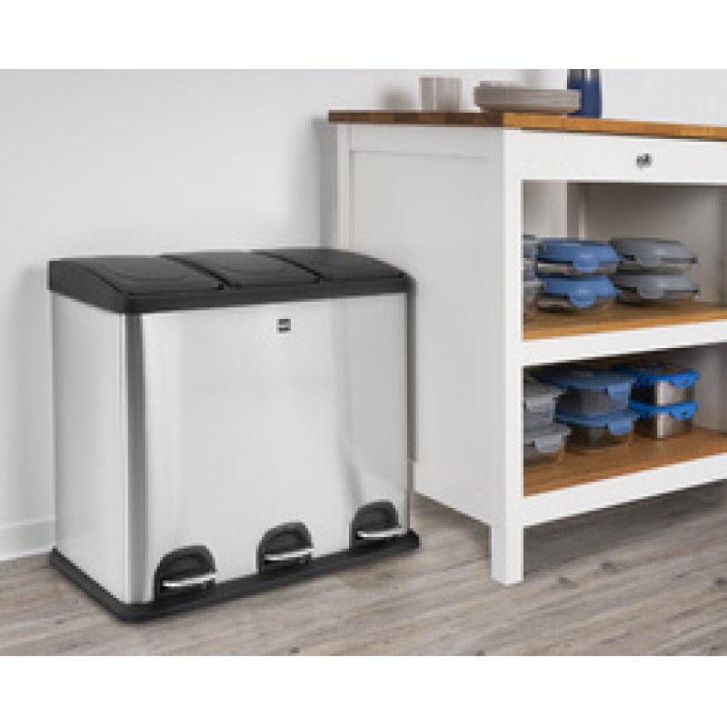 Restposten:helit Tret-Abfalltrenner "the seperator" 3 x 20 L