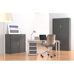 Restposten:PAPERFLOW Rollcontainer easyBox, 4 Schübe, weiß /