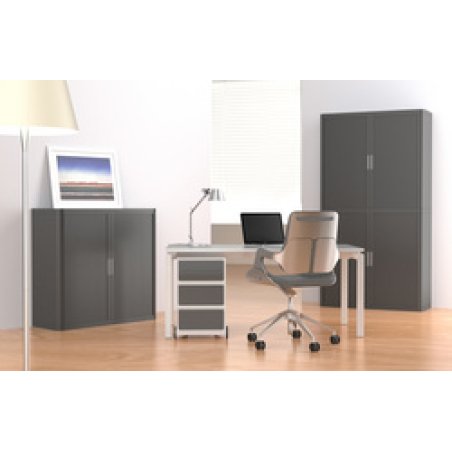 Restposten:PAPERFLOW Rollcontainer easyBox, 4 Schübe, weiß /