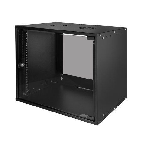 LogiLink W09C55B étagère 9U Rack monté sur le mur Noir