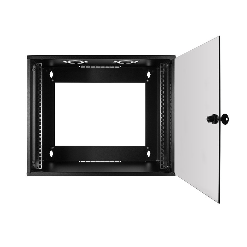 LogiLink W09C55B rack cabinet 9U Wall mounted rack Black