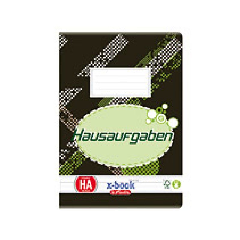 herlitz Hausaufgabenheft x.book, DIN A5, 80 g/qm, 48 Blatt