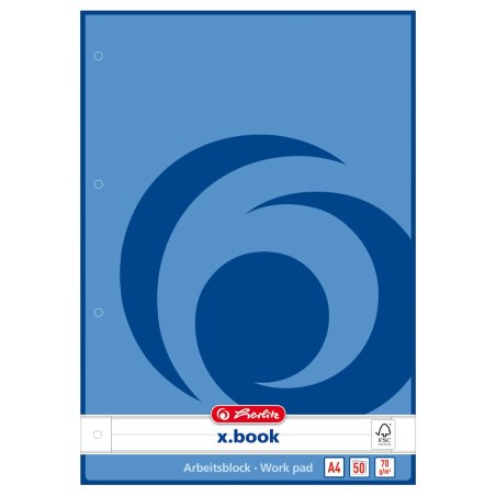 Herlitz 215418 writing notebook A4 50 sheets Multicolour