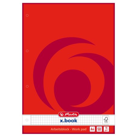 Herlitz 215434 writing notebook A4 50 sheets