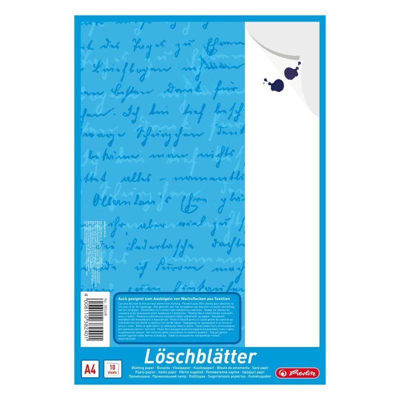 Herlitz 382408 ink blotting paper 10 sheets White