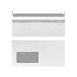 Herlitz 00764746 enveloppe DL (110 x 220 mm) Blanc 100 pièce(s)