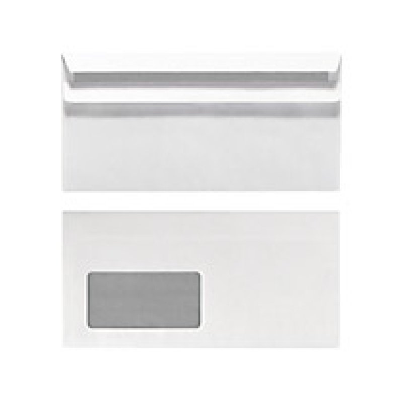 Herlitz 00764746 envelope DL (110 x 220 mm) White 100 pc(s)