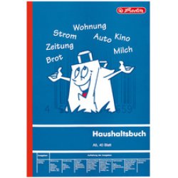 herlitz Formularbuch "Haushaltsbuch", DIN A5, 40 Blatt