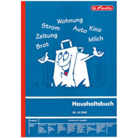 herlitz Formularbuch "Haushaltsbuch", DIN A5, 40 Blatt