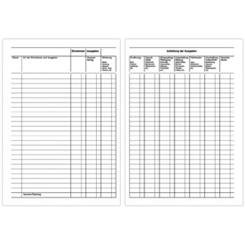 herlitz Formularbuch "Haushaltsbuch", DIN A5, 40 Blatt