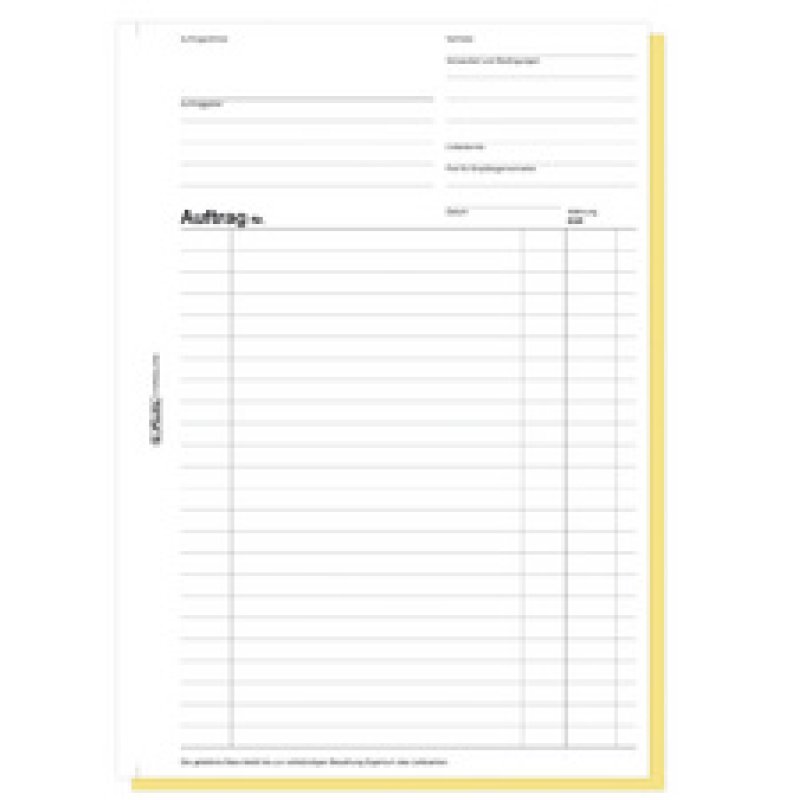 herlitz Formularbuch "Auftrag 103", DIN A5, 3 x 40 Blatt