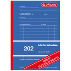 herlitz Formularbuch "Liefer-/Empfangsschein 204", DIN A5