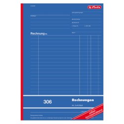 herlitz Formularbuch "Rechnung 306", DIN A4, 2 x 40 Blatt