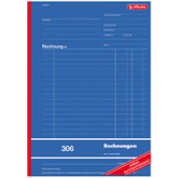 herlitz Formularbuch "Rechnung 305", DIN A5, 2 x 40 Blatt
