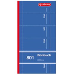 herlitz Formularbuch "Bonbuch 803", DIN A4, sortiert