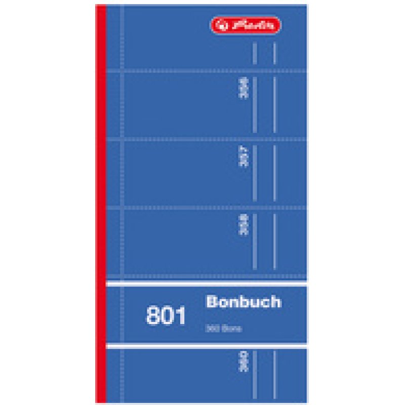 herlitz Formularbuch "Bonbuch 803", DIN A4, sortiert