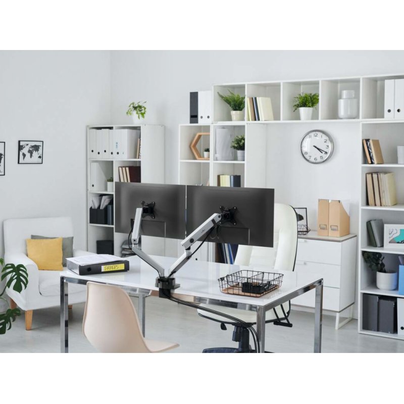 Durable 509723 monitor mount / stand 81.3 cm (32") Wall Silver