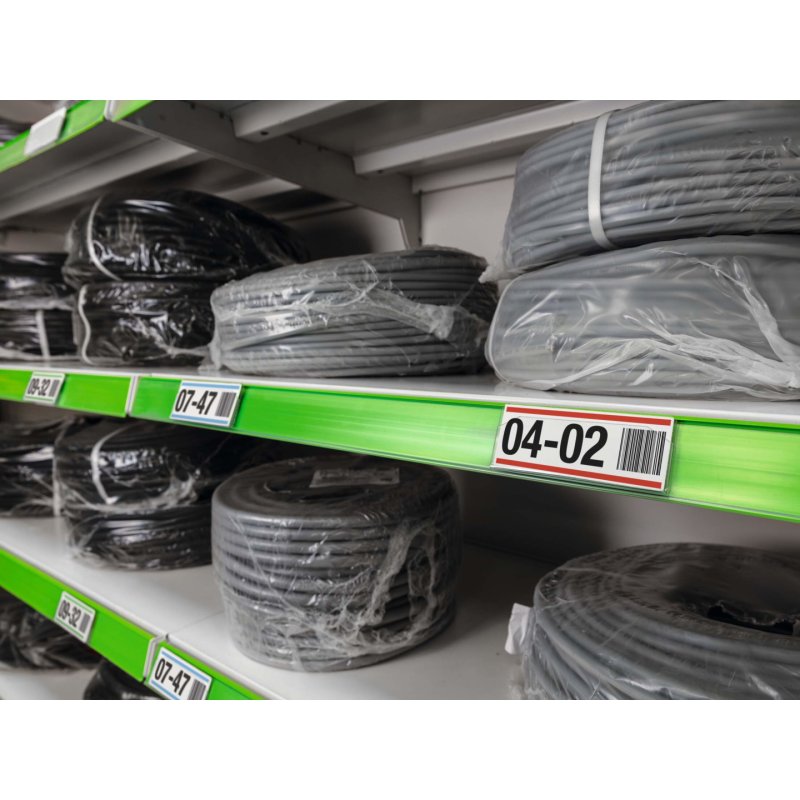 DURABLE Pochette porte-étiquette HARD COVER magnétique