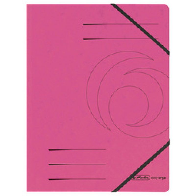 herlitz Chemise à élastiques easyorga, A4, carton