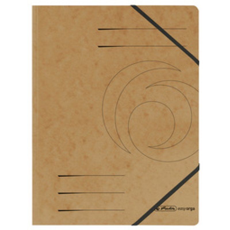 herlitz Chemise à élastiques easyorga, A4, carton