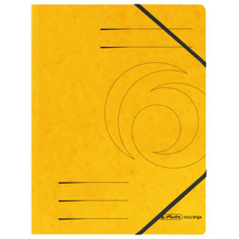 herlitz Chemise à élastiques easyorga, A4, carton