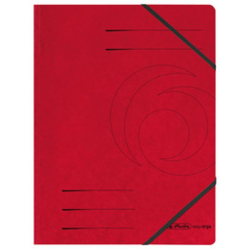 herlitz Chemise à élastiques easyorga, A4, carton