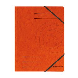 Herlitz 972463 fichier Carton Orange A4