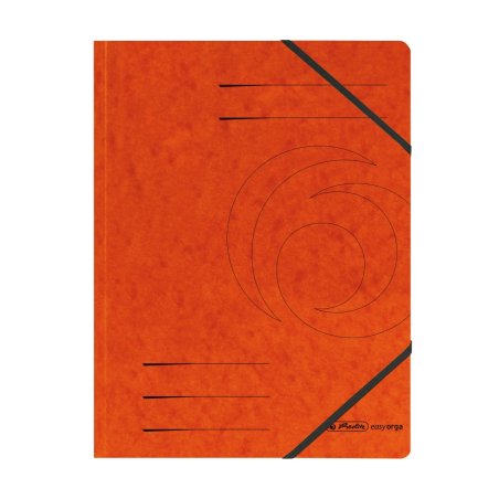 Herlitz 972463 folder Cardboard Orange A4