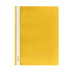 herlitz Chemise à lamelle, A4, en film PP, jaune