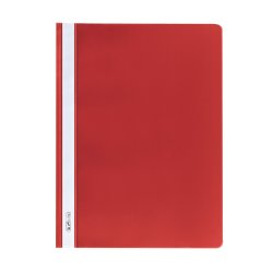 herlitz Chemise à lamelle, A4, en film PP, rouge