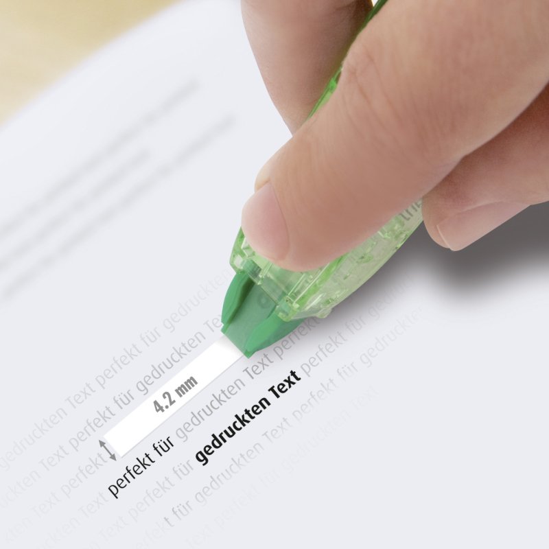 Tombow CT-CCE4 film/bande correcteur 6 m Vert, Transparent 1 pièce(s)