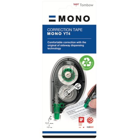 Tombow Roller de correction "MONO CT-YT4", 4,2 mm x 10 m
