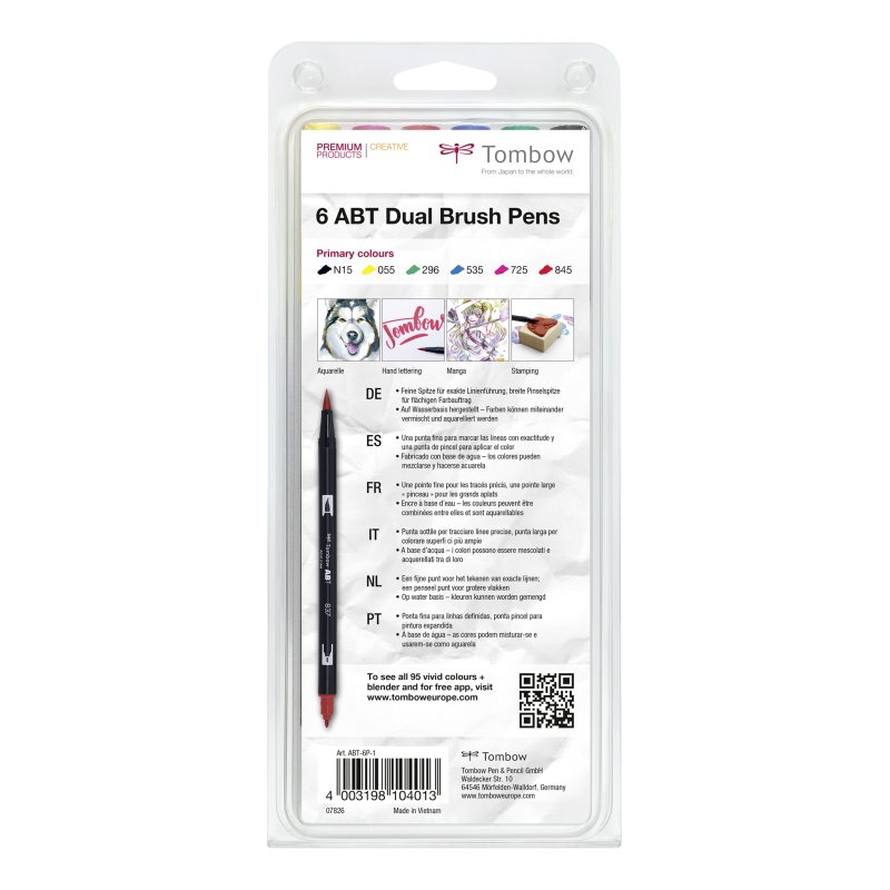 Tombow ABT-6P-1 Blister