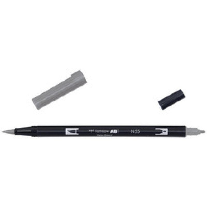 TOMBOW Feutre double pointe ABT DUAL BRUSH PEN, tons gris