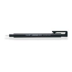 TOMBOW Stylo-gomme "MONO zero", pointe ronde, noir