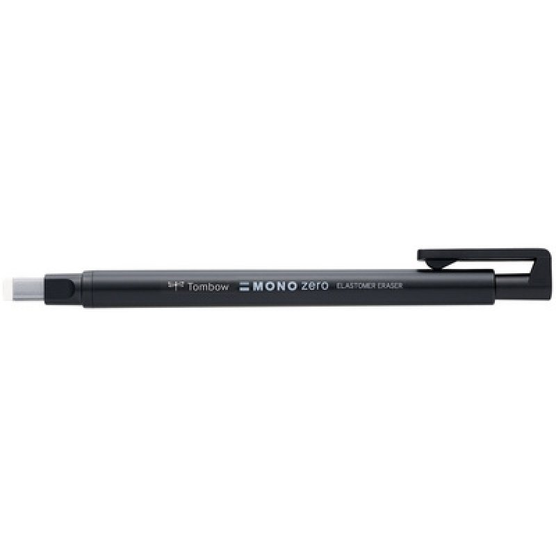 TOMBOW Stylo-gomme "MONO zero", pointe anguleuse , noir