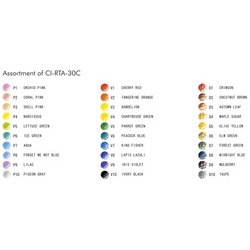 TOMBOW Kit crayon de couleur "IROJITEN"-Rainforest,Set de 30