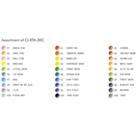 TOMBOW Kit crayon de couleur "IROJITEN"-Rainforest,Set de 30