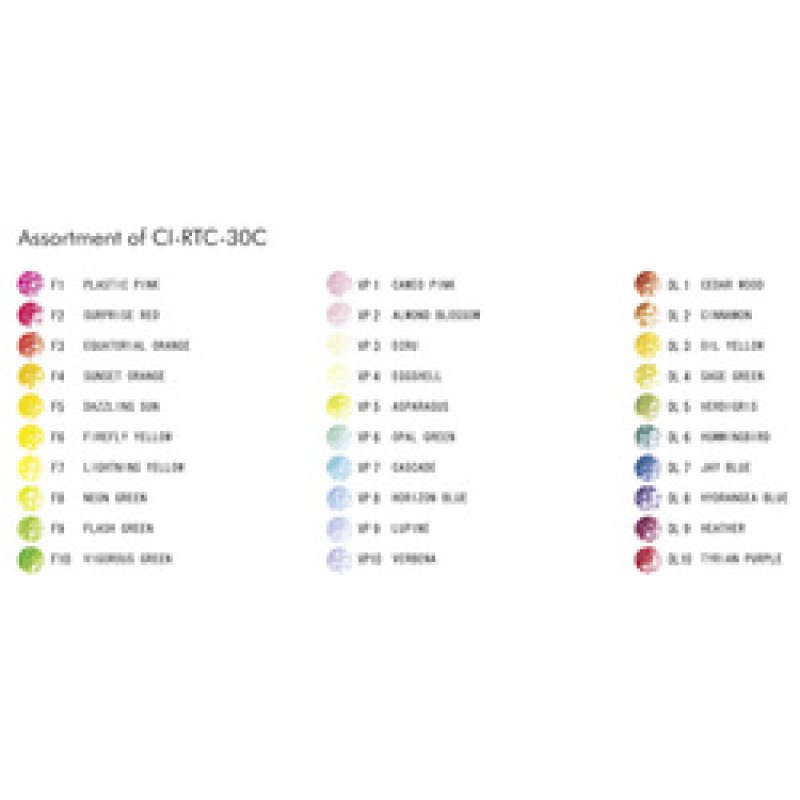 TOMBOW Crayons de couleur "IROJITEN" - Seascape, set de 30