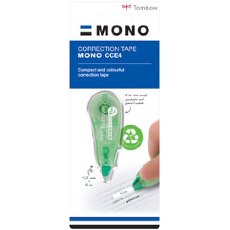 TOMBOW Roller de correction MONO CT-CCE4, 4,2 mm x 6 m, bleu