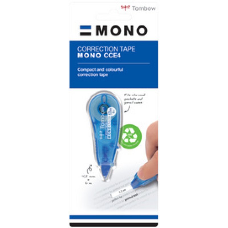 TOMBOW Roller de correction MONO CT-CCE4, 4,2 mm x 6 m, bleu