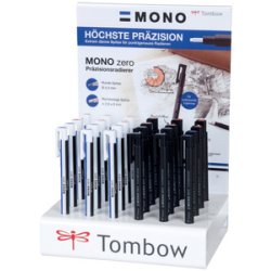 TOMBOW Stylo-gomme "MONO zero", présentoir de 24