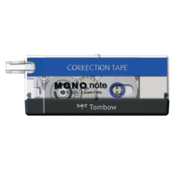 TOMBOW Roller de correction "MONO note", 2,5 mm x 4 m, noir