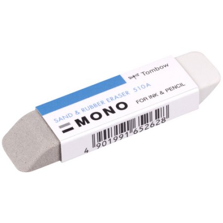 Tombow Gomme duo en caoutchouc naturel "MONO sand & rubber"