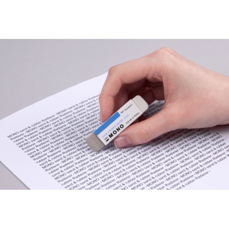 Tombow Gomme duo en caoutchouc naturel "MONO sand & rubber"