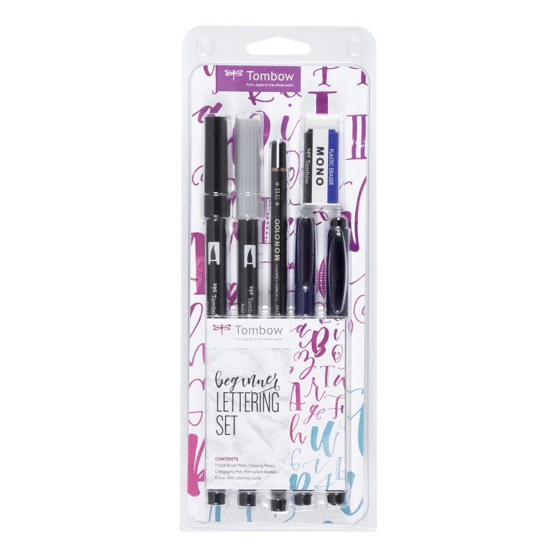 Tombow Kit de calligraphie "beginner", kit de 6