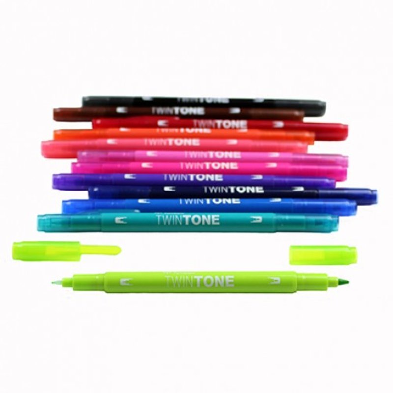 Tombow Feutre double pointe "TwinTone" Bright Colours