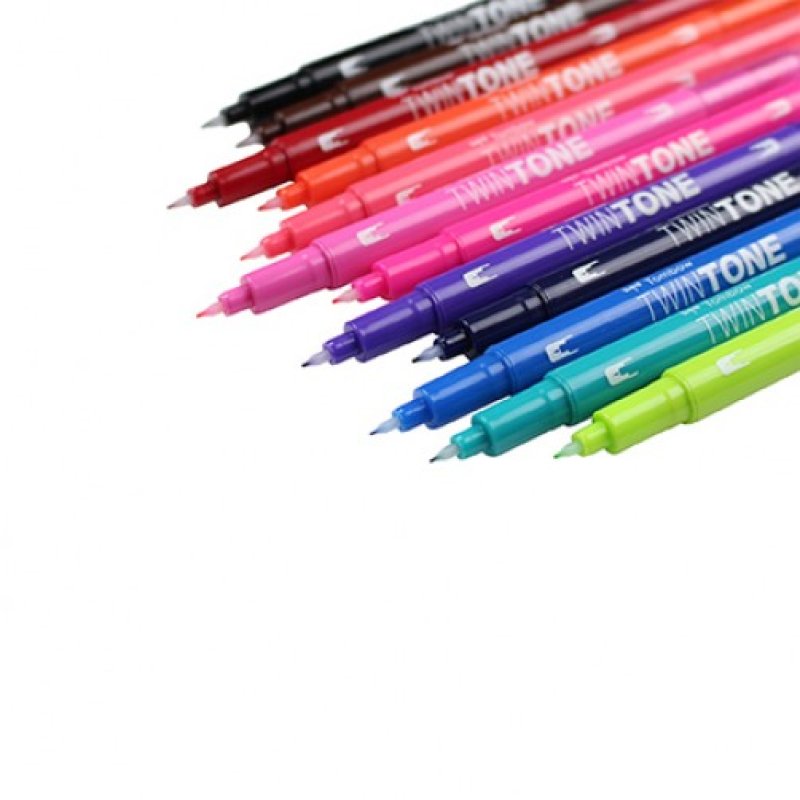 Tombow Feutre double pointe "TwinTone" Bright Colours