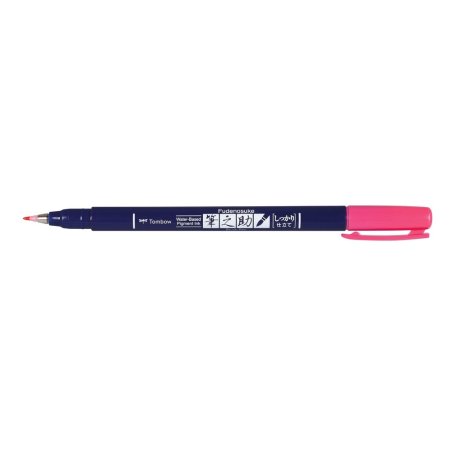 Tombow Stylo de calligraphie Fudenosuke, rose vif