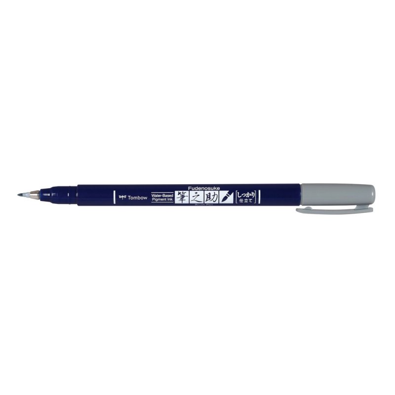 Tombow Fudenosuke stylo de calligraphie Gris 1 pièce(s)